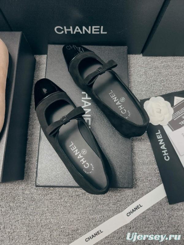 Chanel Classic Slingback Bow Flats - LY00290
