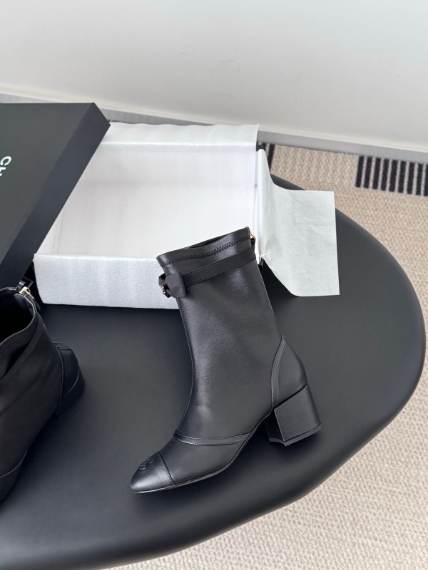 Chanel 2025 SS New Bow Ankle Boots - LY00