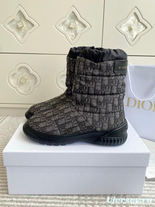 Dior Frost Ankle Boots Wool Platform Snow Boots - KFY00300