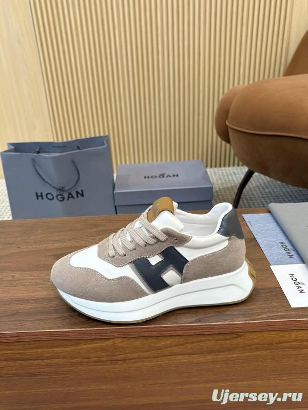Hogan H-STRIPES Series Couple Thick Sole Dad Shoes Airship Shoes Casual Sports Shoes - AS00350