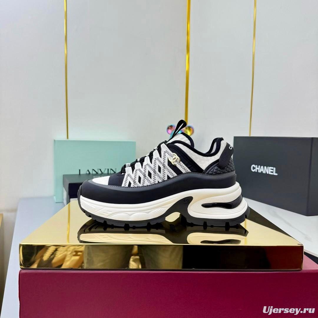 Chanel 2025/SS Panda Loafers Casual Sneakers - LY00360