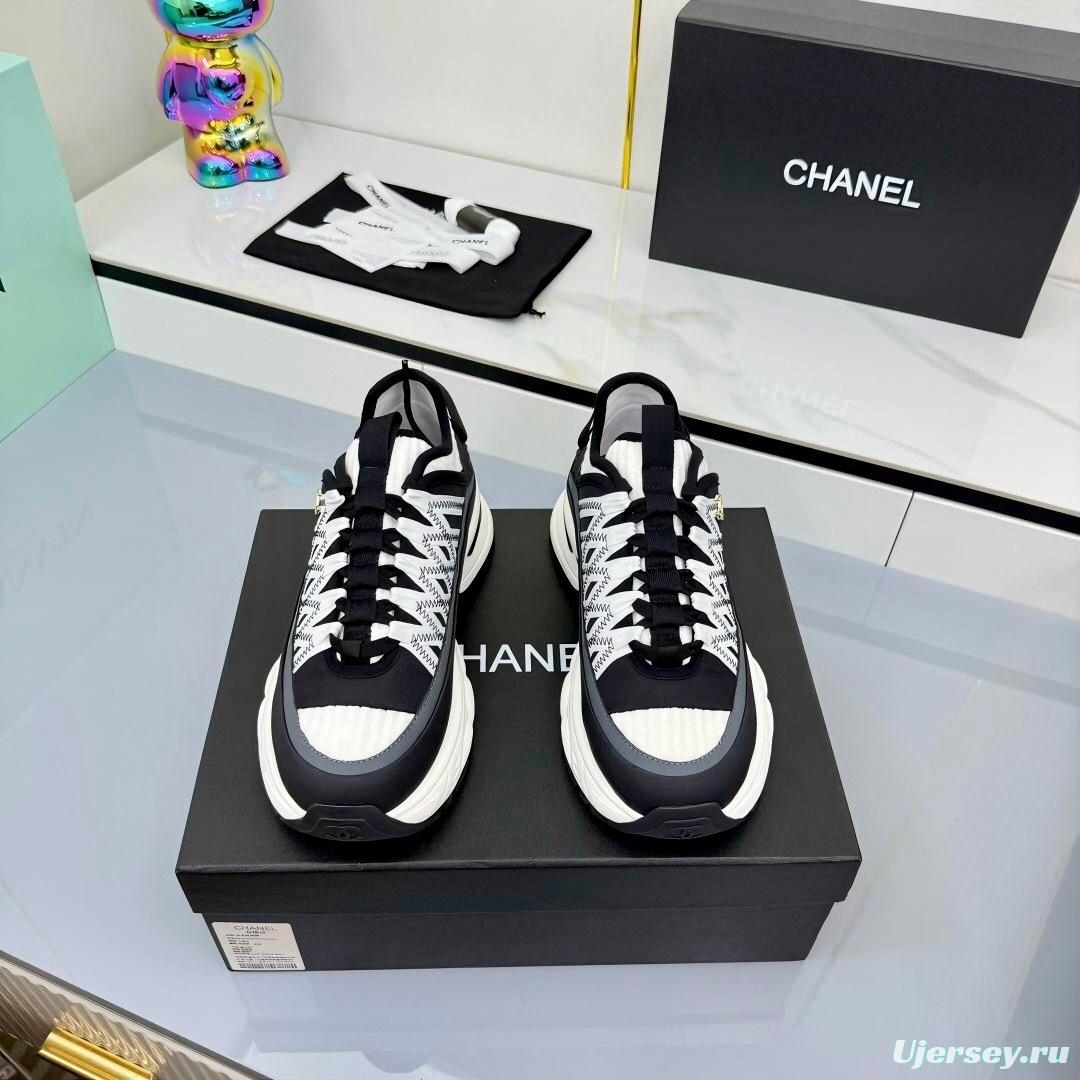 Chanel 2025/SS Panda Loafers Casual Sneakers - LY00360