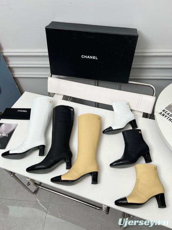Chanel 2025/SS Double C High Heel Fashion Boots - LY00370/LY00400