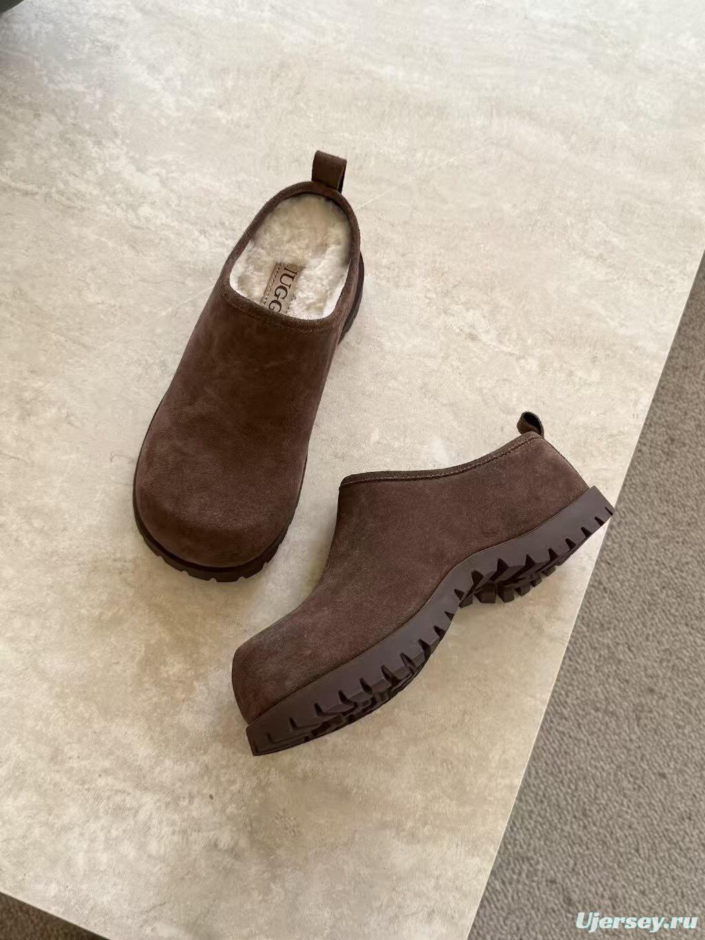 Ugg 2025/SS Potato Wool Slippers with Inner Height Increase - KFY00240