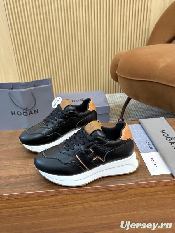Hogan H-STRIPES Series Couple High Platform Dad Shoes Sneakers - AS00350
