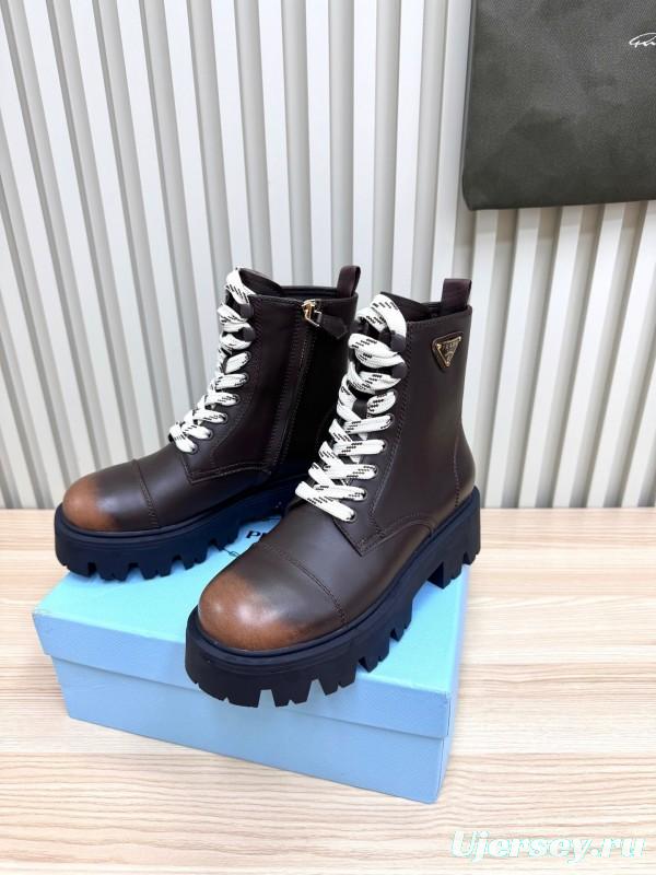 Prada 2025 SS Platform Martin Boots - LY0350