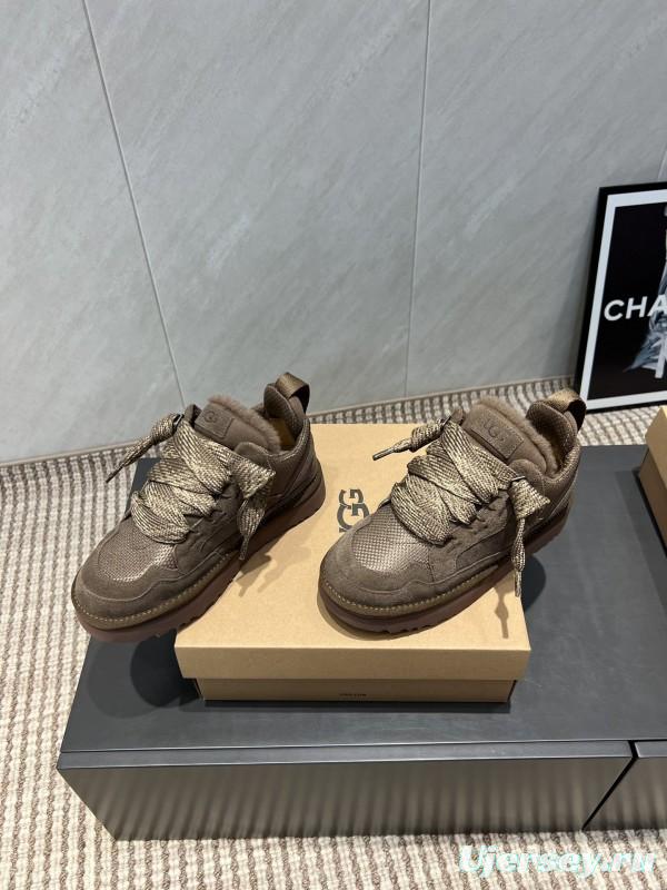 UGG Platform Loafers Series Round Toe Platform Casual Shoes - MJ00270