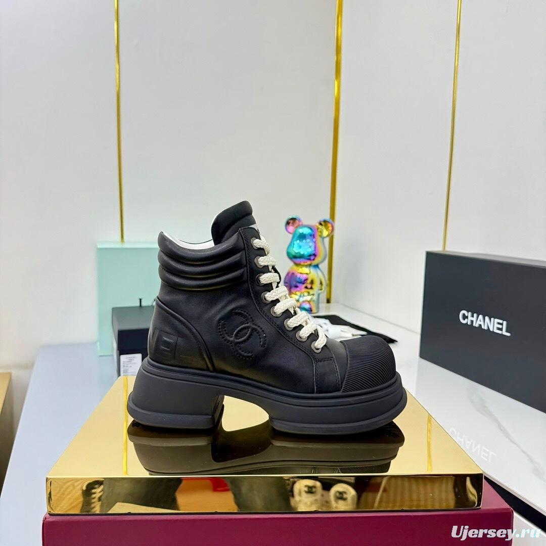 Chanel 2025 SS Short Boots Essential Fall Winter Heavy Duty Style - LY00400