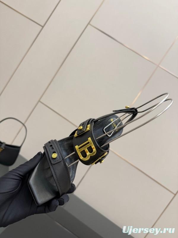 Balmain 2025/SS Metal Heel High Heel Sandals - KFY00320