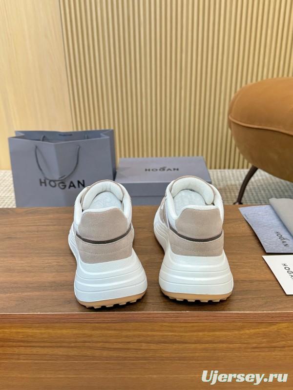 Hogan H-STRIPES Series Couple High Platform Chunky Dad Shoes Casual Sneakers - LY00370/LY00380