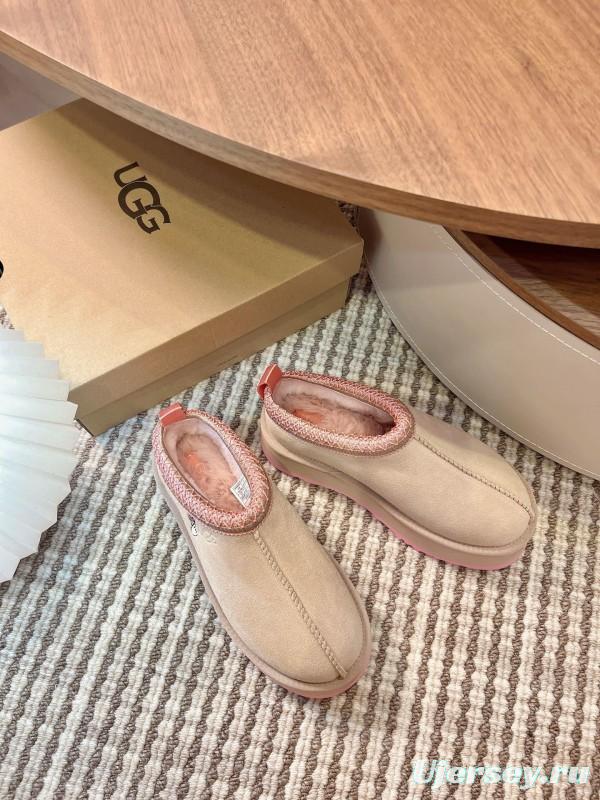 UGG Tazz Platform Wool Slipper Boots - MJ00230