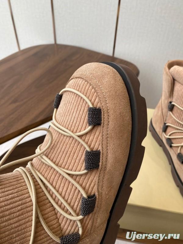 Brunello Cucinelli Open Walk Ankle Boot Winter Snow Boots - AS00410