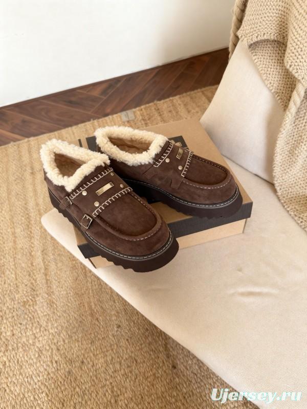 SugarSu Retro Platform Snow Boots with Chunky Sole for Height Increase - KFY00270