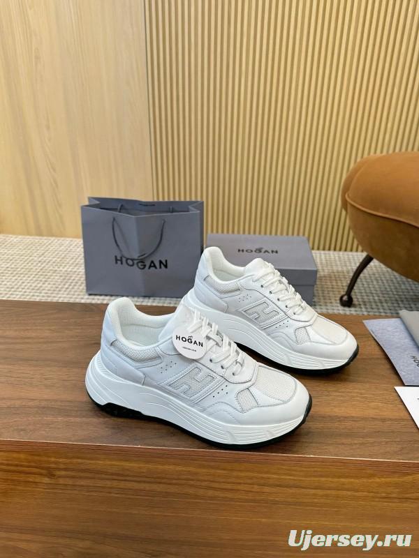 Hogan H-STRIPES Series Couple Thick Sole Dad Shoes Leisure Sneakers - LY00370/LY00380