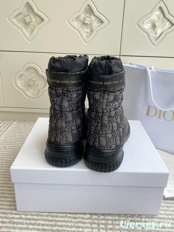 Dior Frost Ankle Boots Wool Platform Snow Boots - KFY00300
