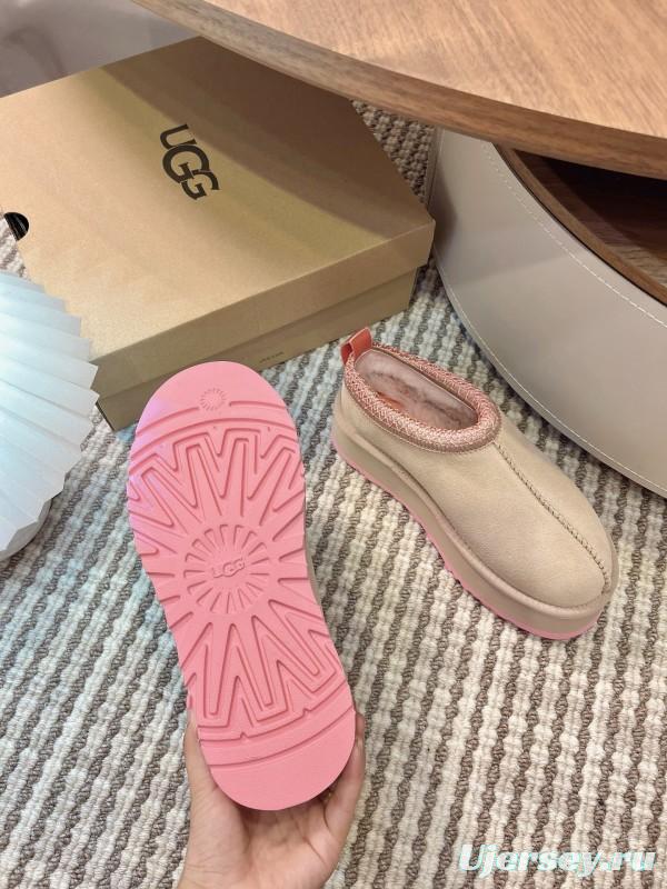 UGG Tazz Platform Wool Slipper Boots - MJ00230