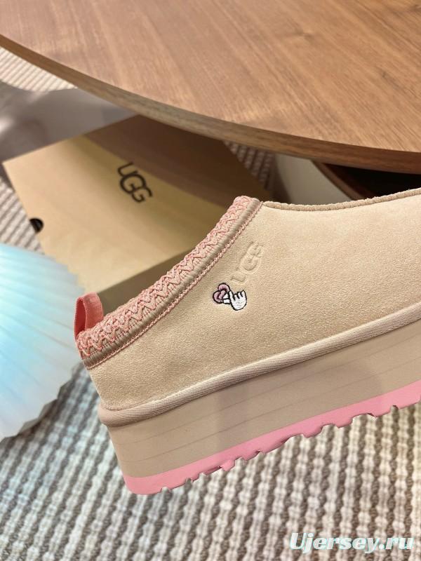 UGG Tazz Platform Wool Slipper Boots - MJ00230