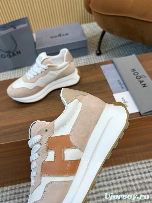 Hogan H-STRIPES Series Couple Thick Sole Dad Shoes Sneakers - AS00350