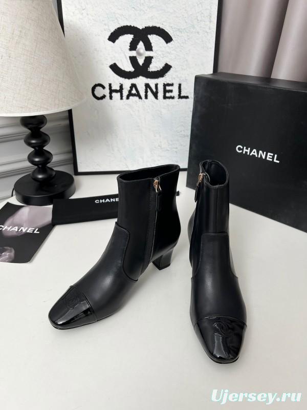 Chanel 2025 SS Double C Heel Fashion Boots - LY00370/LY00400