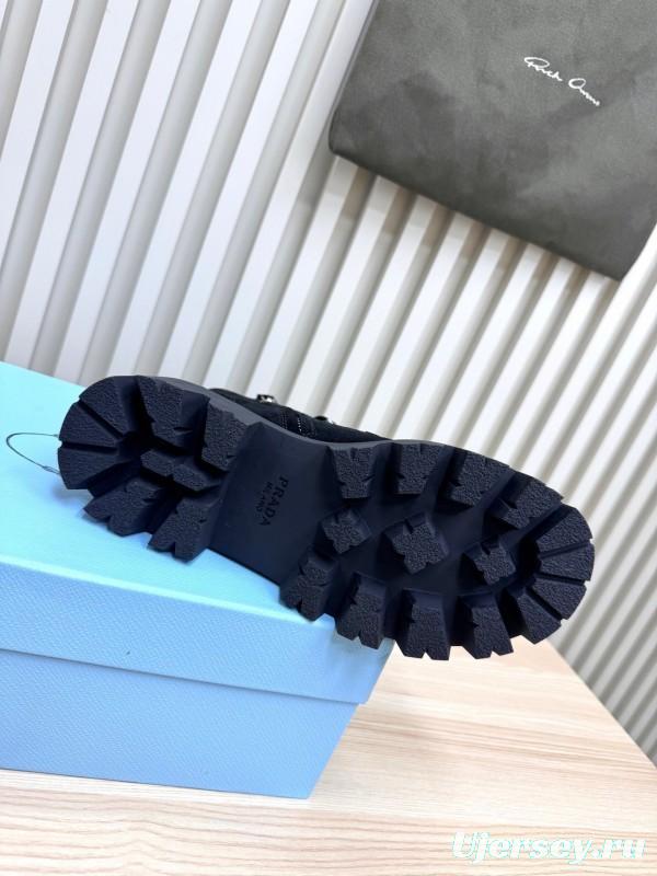 Prada 2025 SS Platform Martin Boots - LY0350
