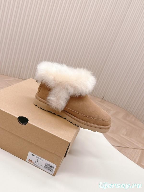 UGG 2025/SS New Long Fur Snow Boots - KFY00280