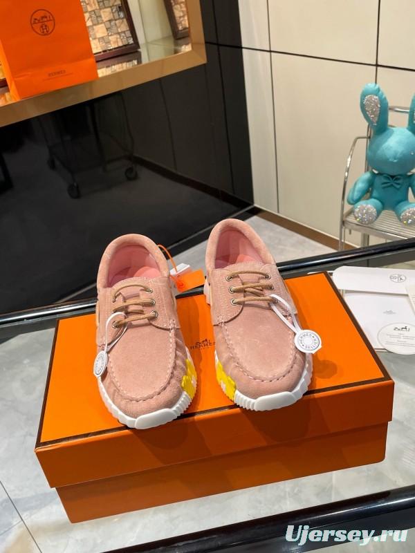 Hermès Classic Casual Sports Shoes with Exaggerated H Logo and Heightening Design - LY00300