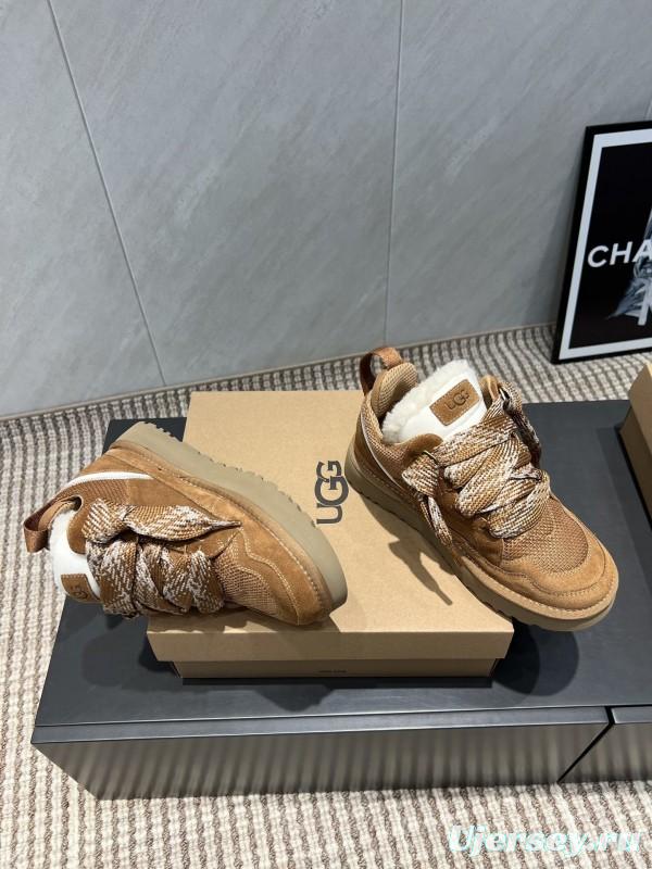 UGG Platform Sneakers Series Round Toe Thick Sole Casual Shoes - MJ00270