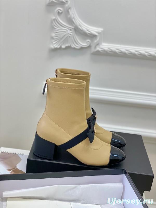 Chanel 2025/SS Bow Mary Jane Ankle Boots - LY00320