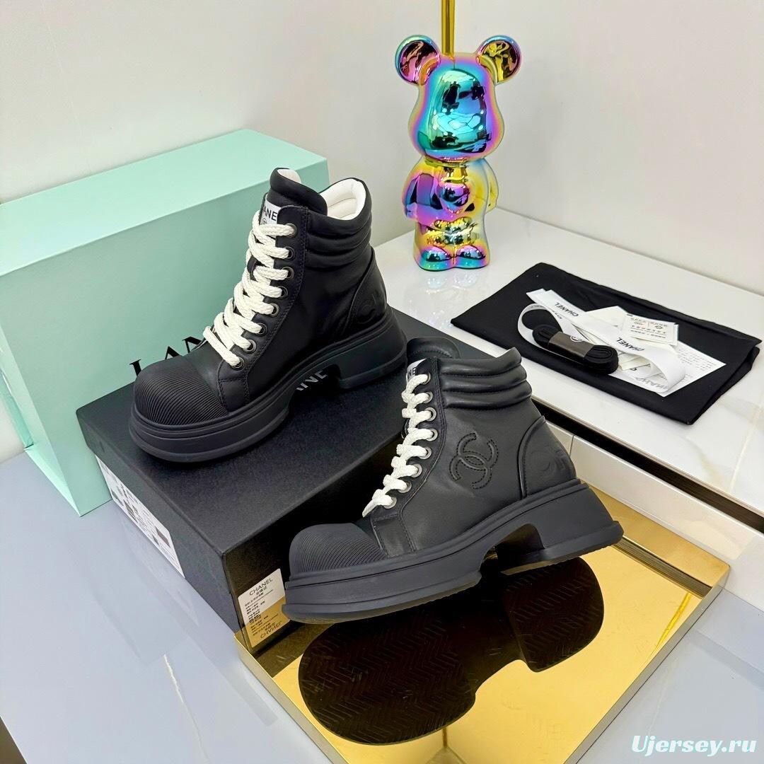 Chanel 2025 SS Short Boots Essential Fall Winter Heavy Duty Style - LY00400