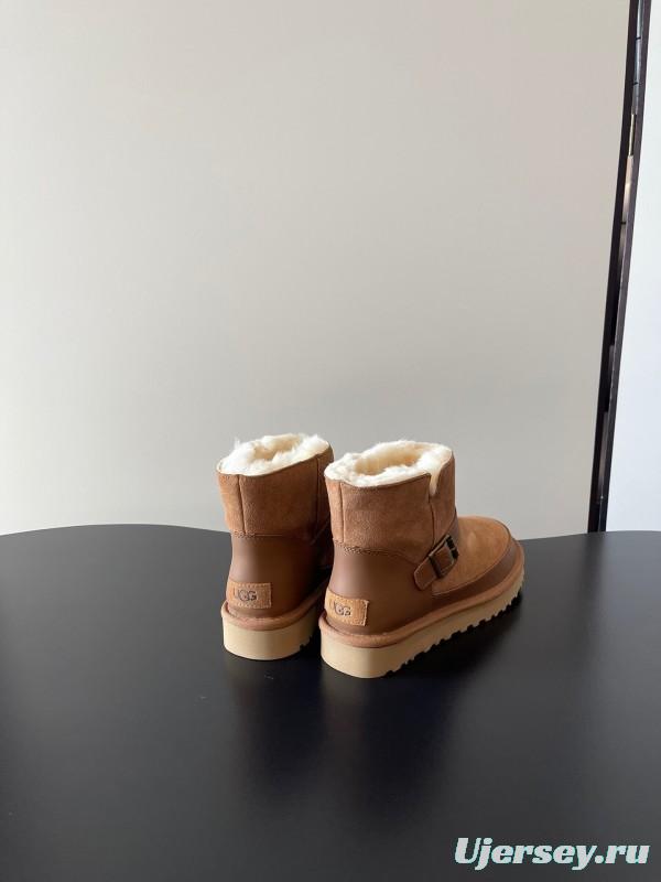 UGG 4512 Flat Buckle Ultra Wool Anti-Slip Snow Boots - AS00290