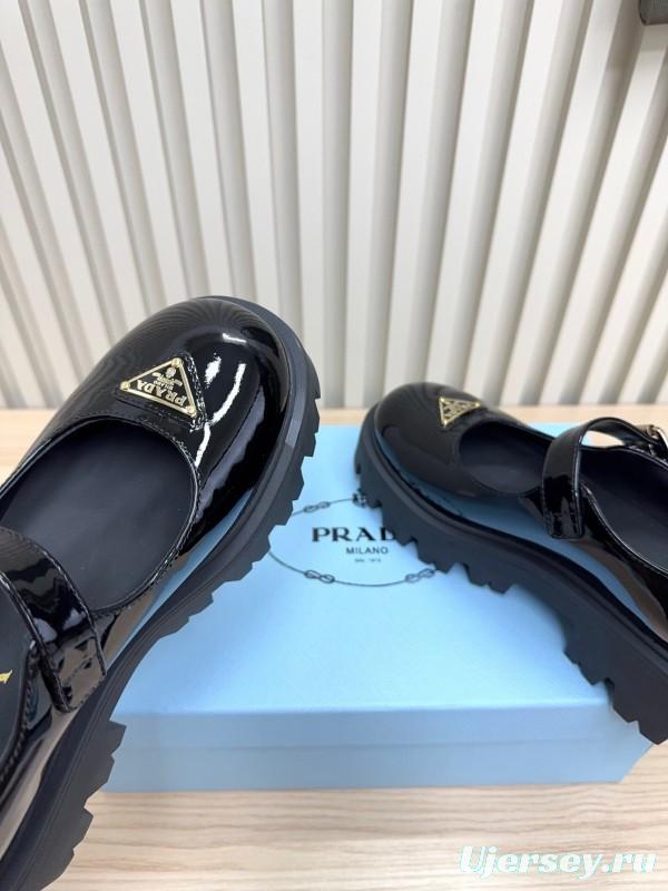 Prada 2025 SS Platform Mary Jane Shoes - LY00300