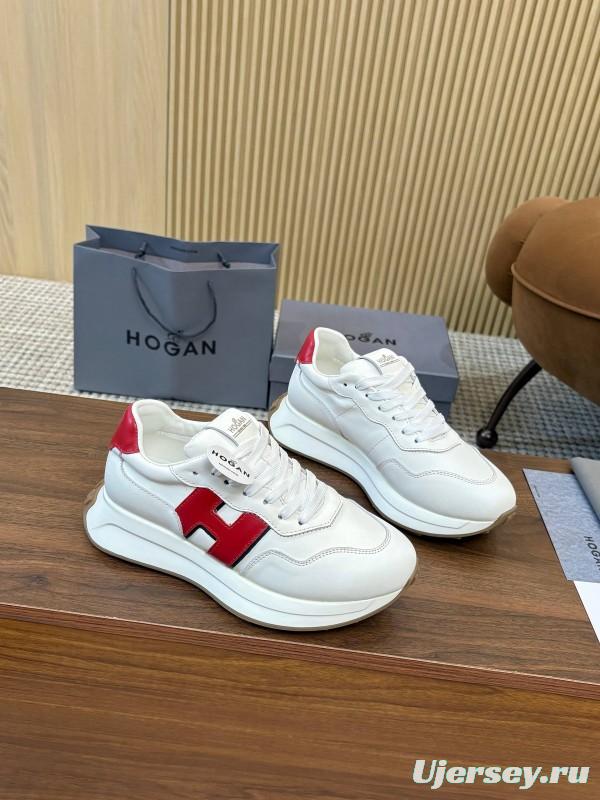 Hogan H-STRIPES Series Couple Thick Sole Dad Shoes Airship Sneakers - AS00350