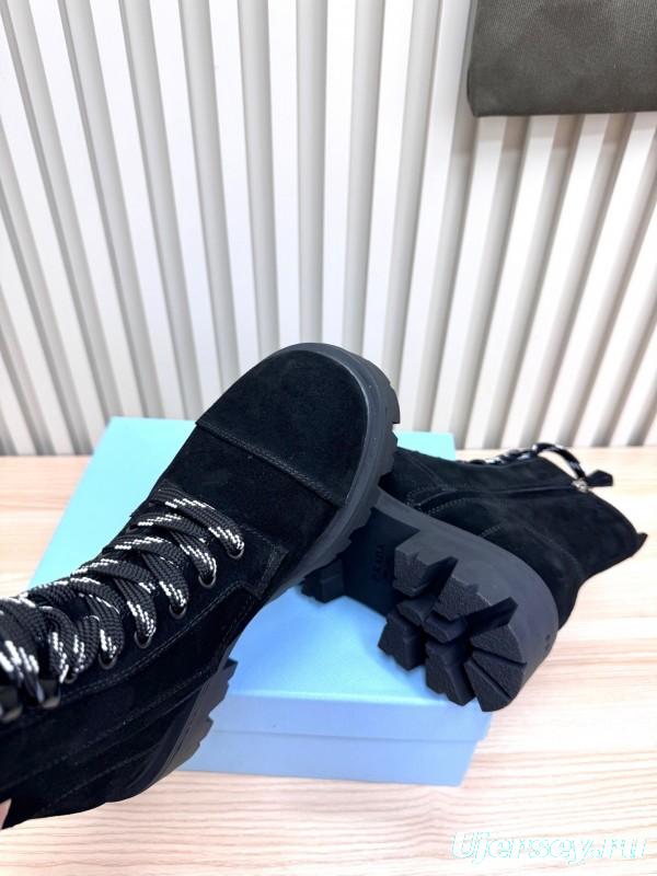 Prada 2025 SS Platform Martin Boots - LY0350
