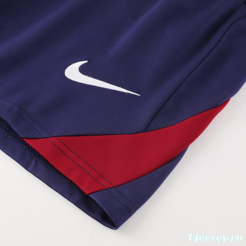 2025 England Purple Short Sleeve+Soccer Shorts