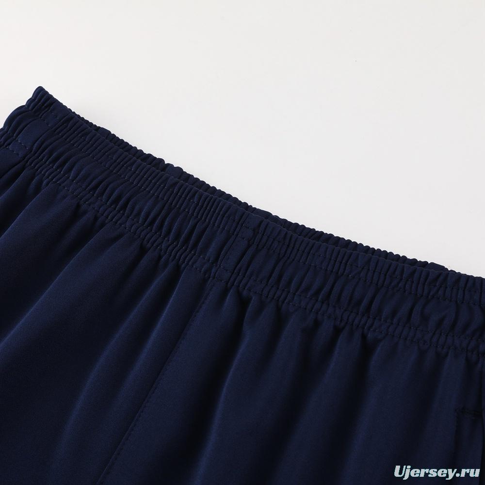 23/24 PSG Royal Blue S-2XL Half Zipper Jacket+Long Pants