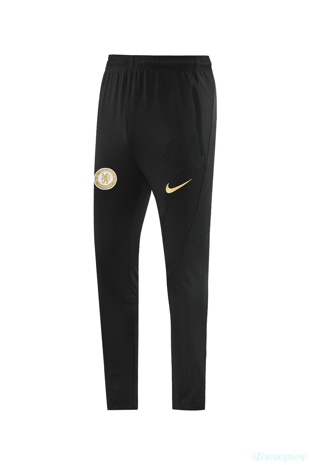 25/26 Chelsea Black Half Zipper Jacket+Long Pants
