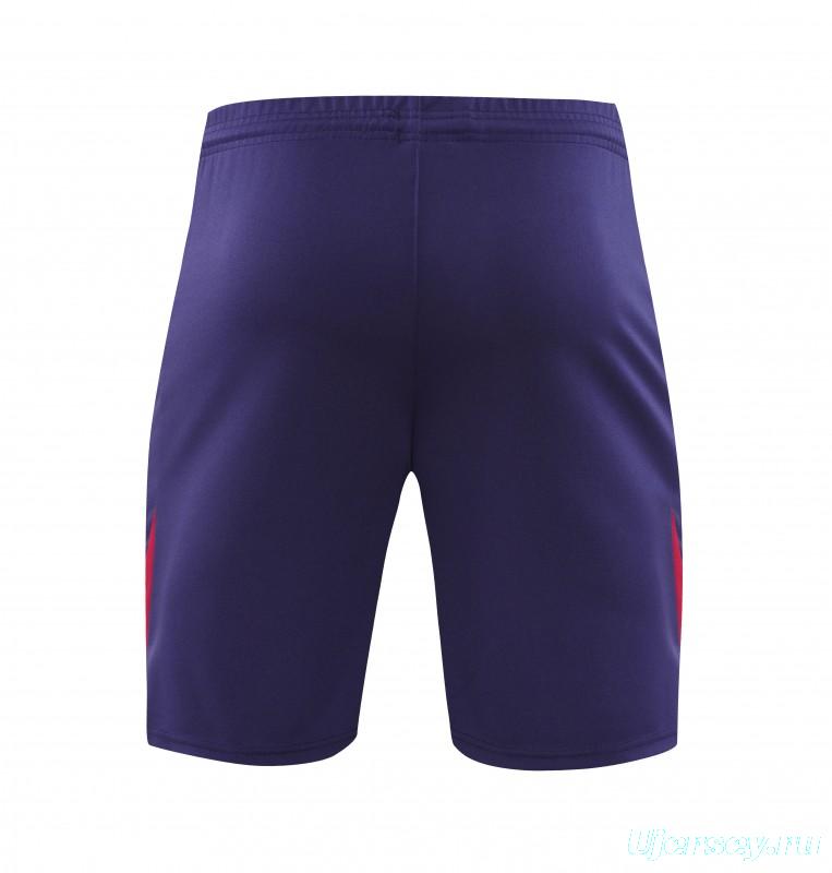 2025 England Purple Short Sleeve+Soccer Shorts