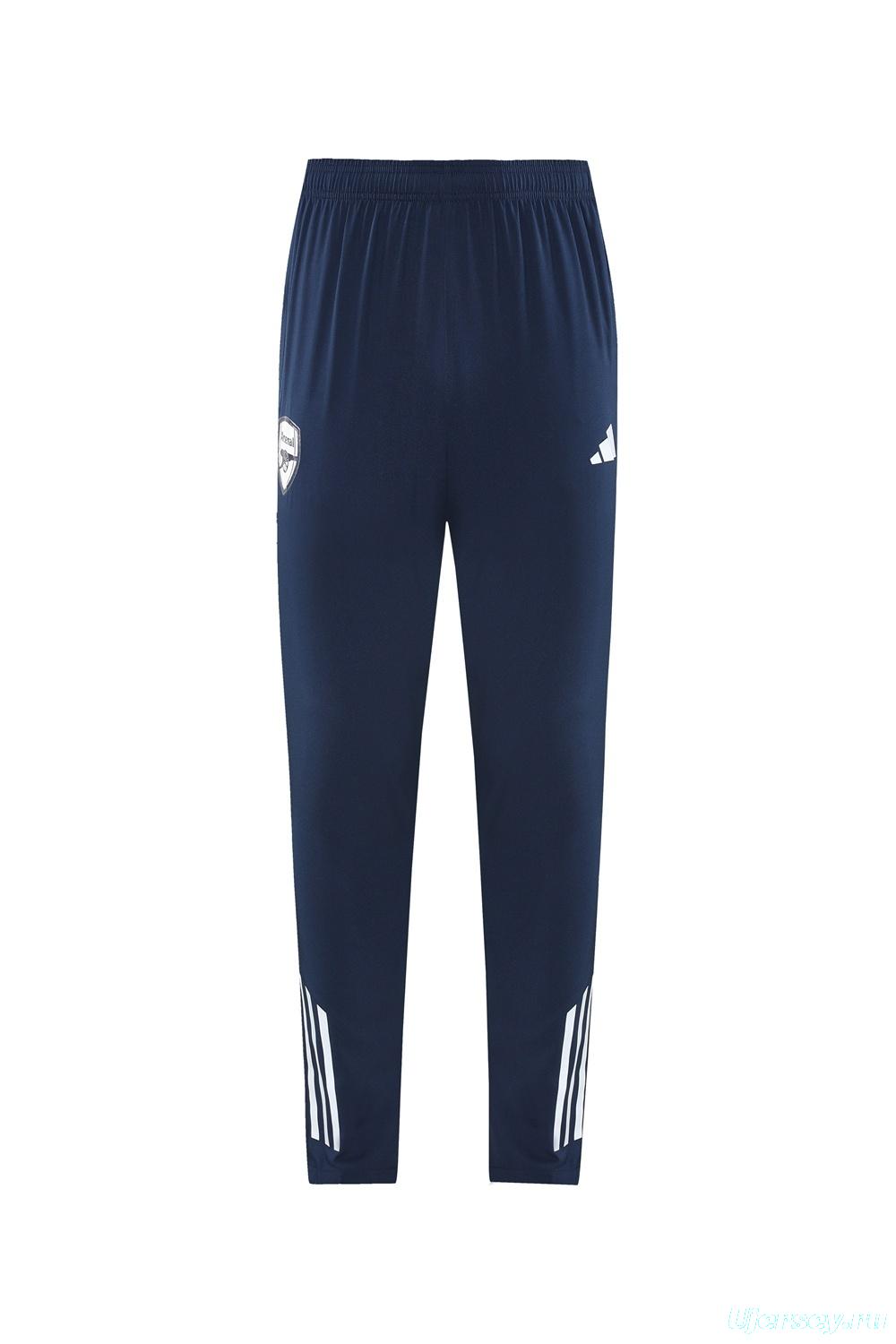 25/26 Arsenal Blue Full Zipper Jacket+Long Pants S-3XL