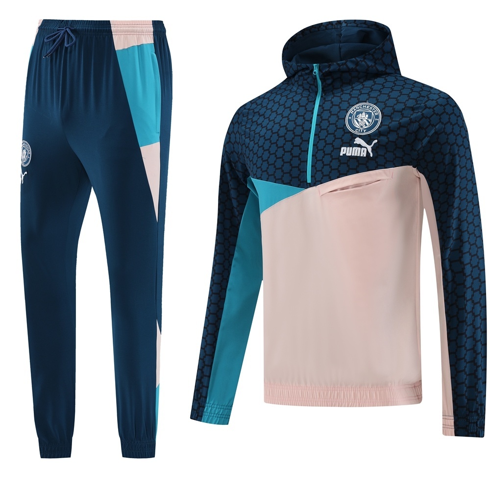 Manchester City Half Zipper Jacket+Long Pants S-2XL