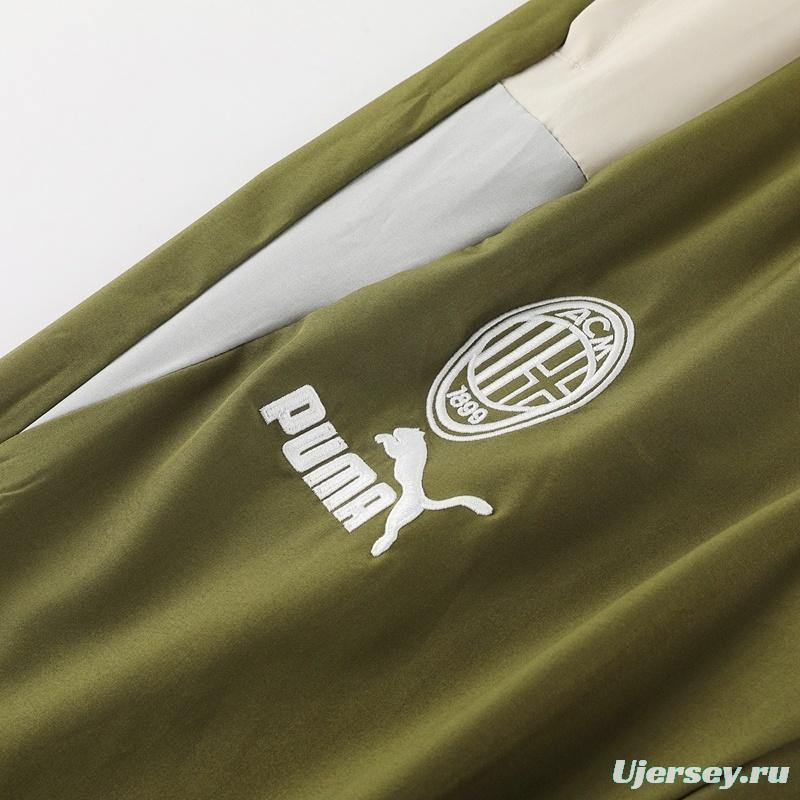 AC Milan Half Zipper Jacket+Long Pants S-2XL