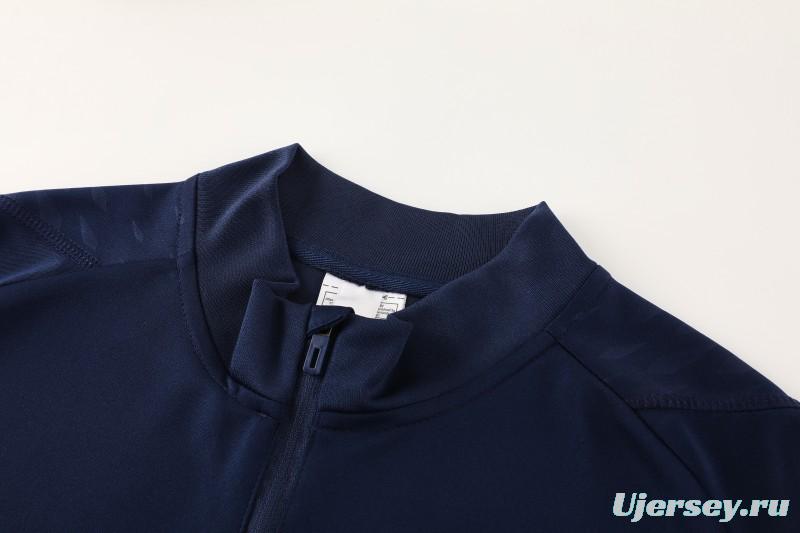 25/26 Ajax Navy Half Zipper Jacket+Long Pants