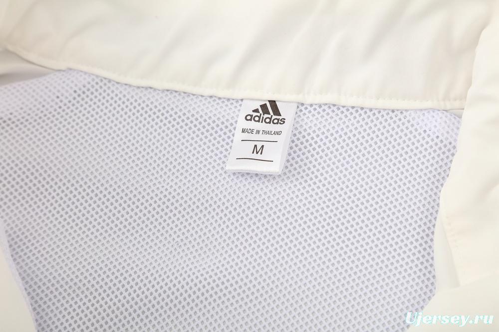 25/26 Liverpool White S-2XL Half Zipper Jacket+Long Pants