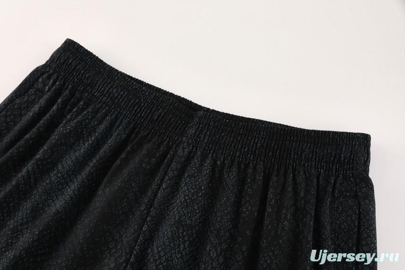 25/26 Barcelona Black S-3XL Half Zipper Jacket+Long Pants