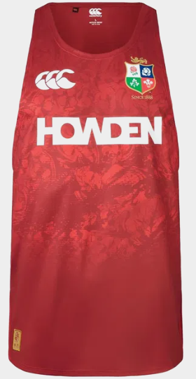 2025 British & Irish Lions Red with Pattern Singlet
