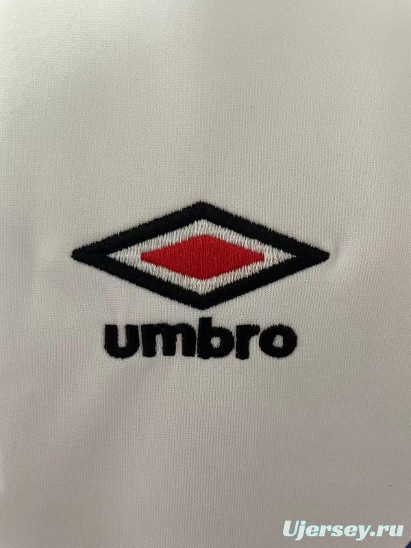 2025 England White with Diagonal Stripe Pattern Home Jersey