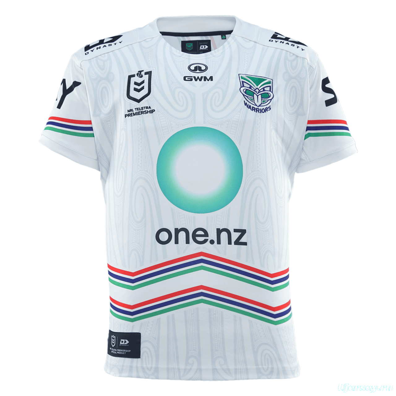 25/26 New Zealand Warriors White with Māori Heritage Jersey