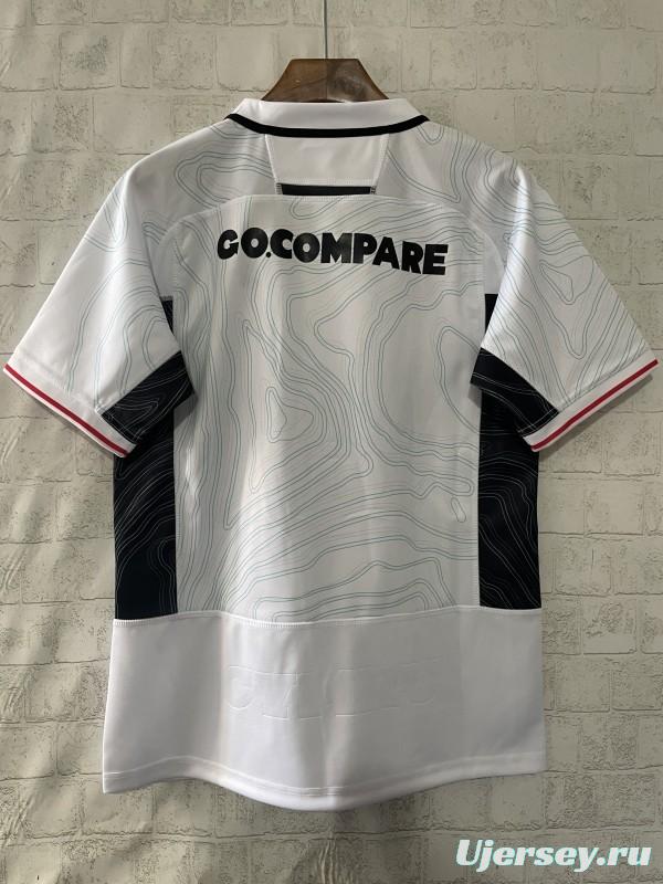 2026 Wales away White with Topographic Pattern Jersey