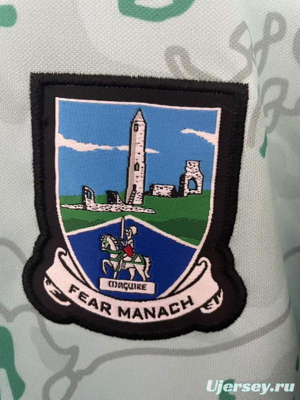 25/26 Fermanagh GAA Mint Green with Navy Trim Away Jersey