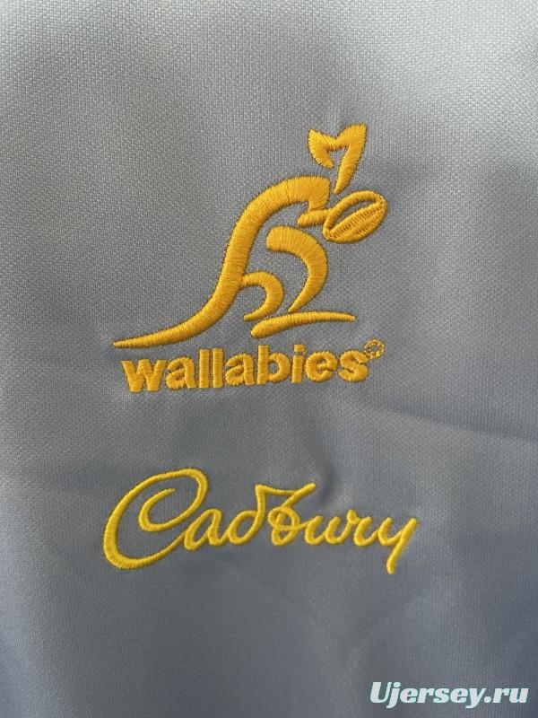 2026 Australia Wallabies Light Blue with Indigenous Art Design Jersey