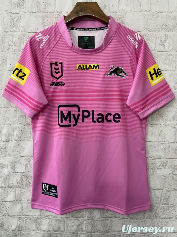 25/26 Penrith Panthers Pink with Gradient Horizontal Stripes Jersey